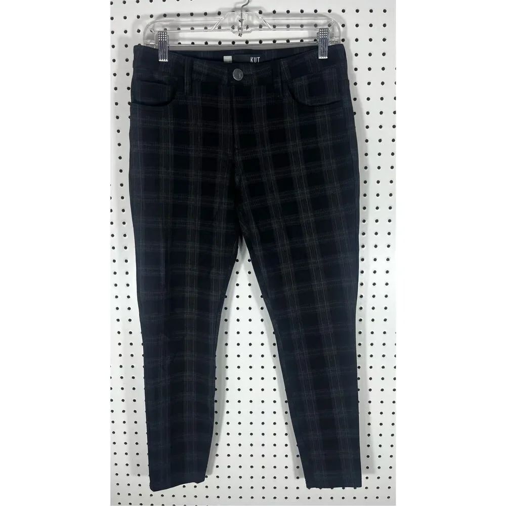 Kut from the Kloth plaid Donna ankle skinny size 8